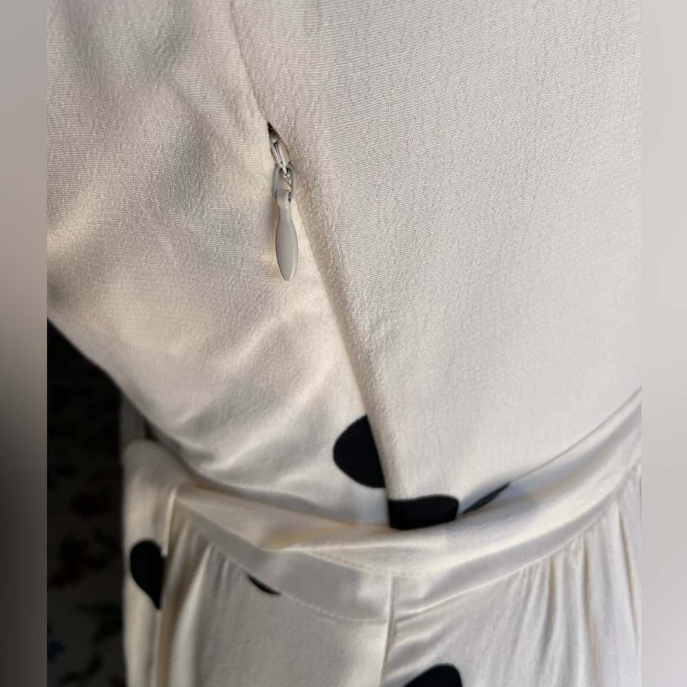 Maeve by Anthropologie White Midi Sundress with Puff Sleeves and V-Neck - Picture 10 of 16